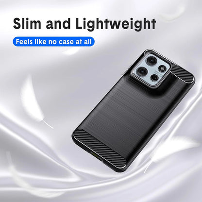 Futrola za Motorola Moto G67 Power / G57 Power, Techsuit, Karbon, Crna