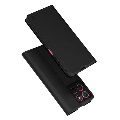 Futrola za Motorola Moto G67 Power / G57 Power, Techsuit, Magskin Book, Crna