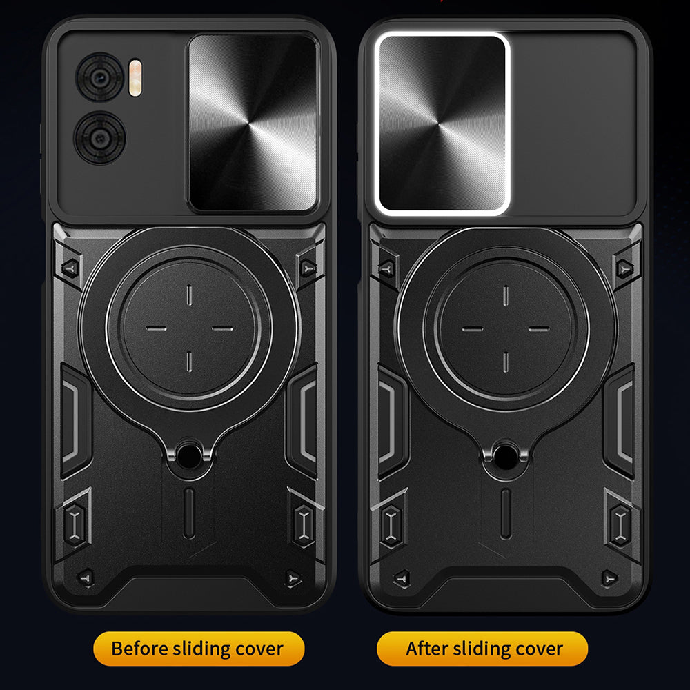 Futrola za Motorola Moto G72, Techsuit, CamGuard Pro, Crna