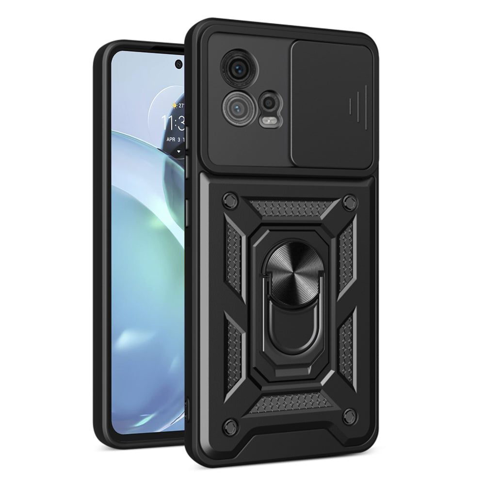 Futrola za Motorola Moto G72, Techsuit, CamShield, Crna