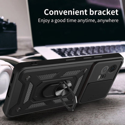 Futrola za Motorola Moto G72, Techsuit, CamShield, Crna