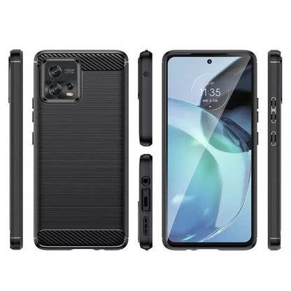 Futrola za Motorola Moto G72, Techsuit, Karbon, Crna