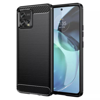 Futrola za Motorola Moto G72, Techsuit, Karbon, Crna
