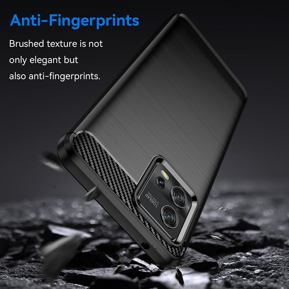 Futrola za Motorola Moto G72, Techsuit, Karbon, Crna