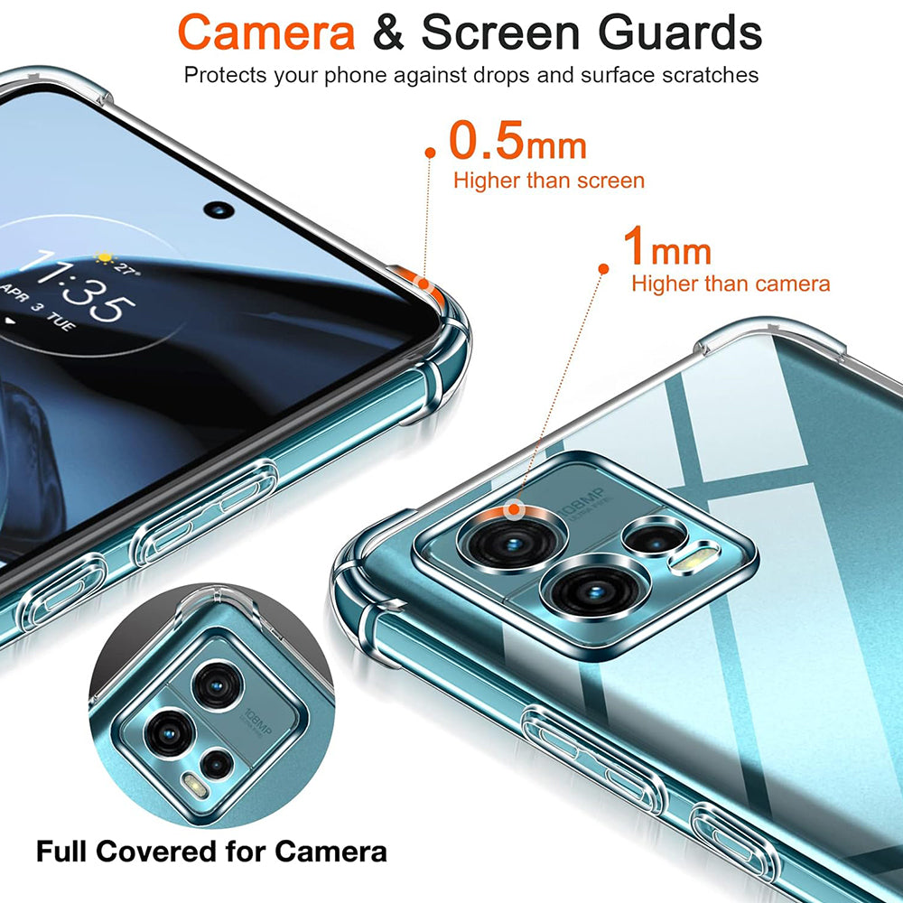 Futrola za Motorola Moto G72, Techsuit, Shockproof Clear, Providna
