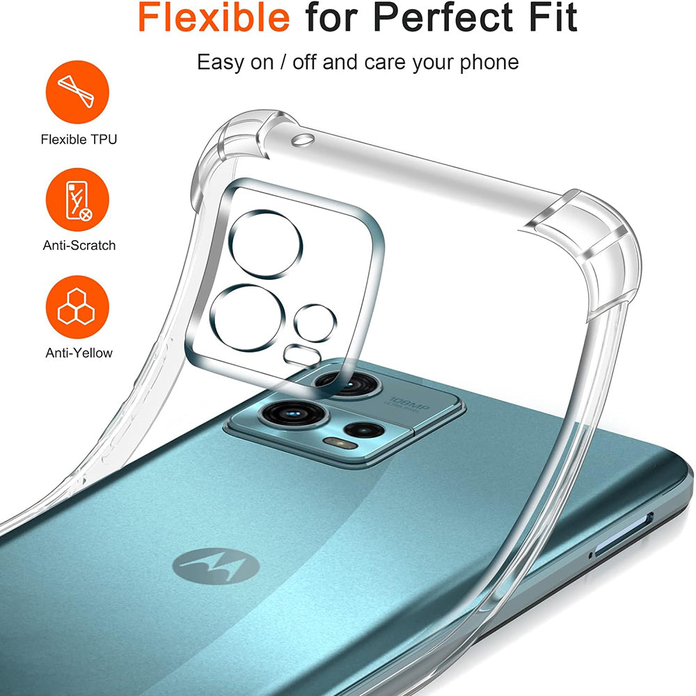 Futrola za Motorola Moto G72, Techsuit, Shockproof Clear, Providna