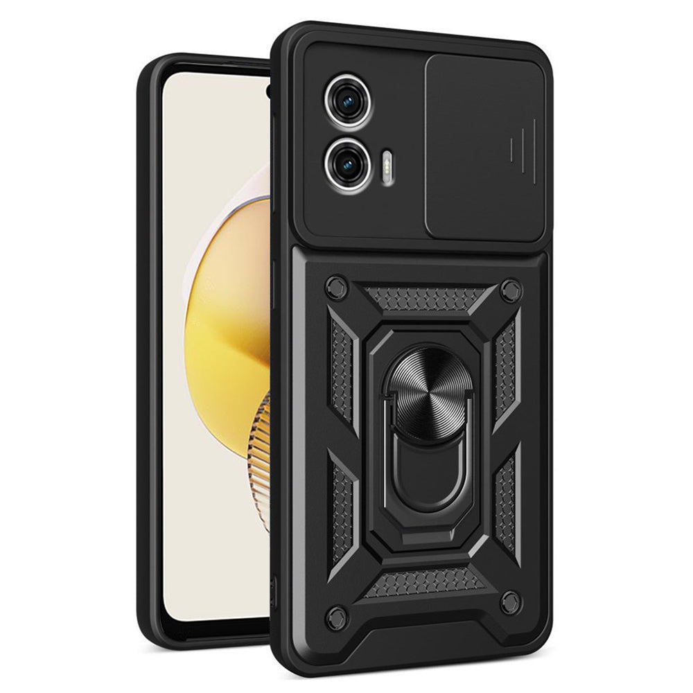 Futrola za Motorola Moto G73, Techsuit, CamShield, Crna