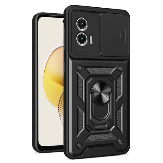 Futrola za Motorola Moto G73, Techsuit, CamShield, Crna