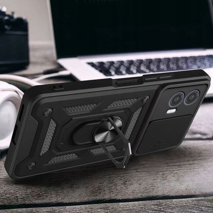 Futrola za Motorola Moto G73, Techsuit, CamShield, Crna