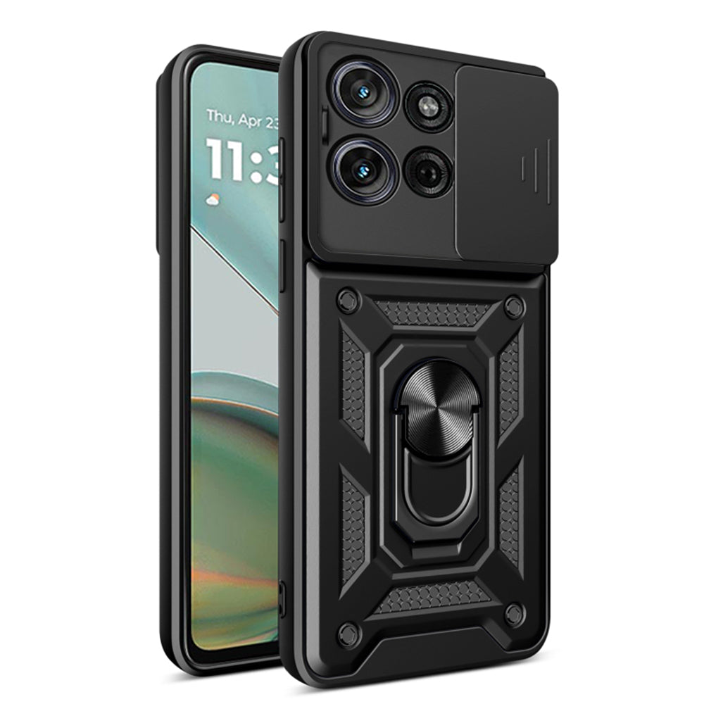 Futrola za Motorola Moto G75, Techsuit, CamShield, Crna