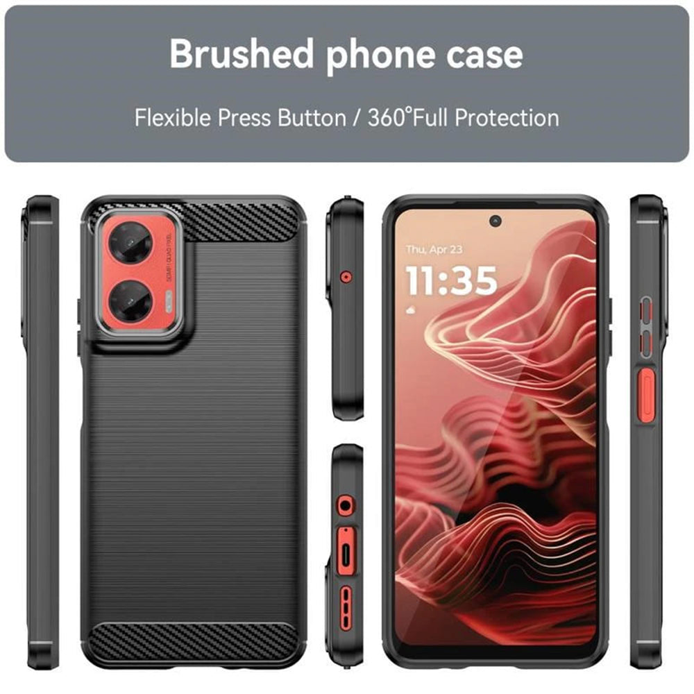 Futrola za Motorola Moto G75, Techsuit, Karbon, Plava