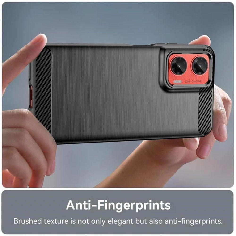 Futrola za Motorola Moto G75, Techsuit, Karbon, Plava