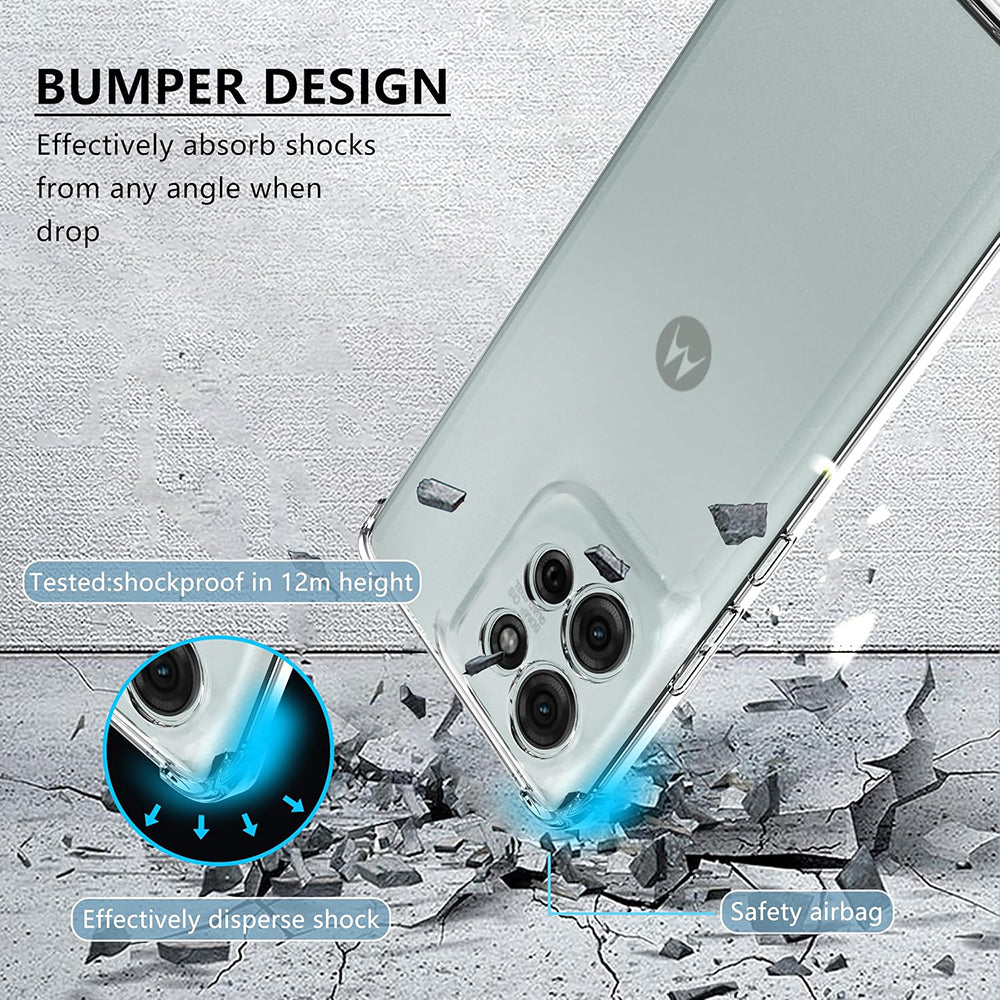 Futrola za Motorola Moto G75, Techsuit, Shockproof Clear, Providna
