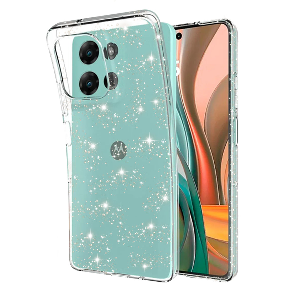 Futrola za Motorola Moto G75, Techsuit, SparkleSkin, Providna
