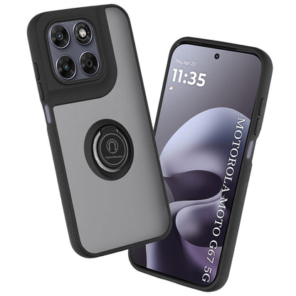 Futrola za Motorola Moto G77 / G67, Techsuit, Glinth, Crna