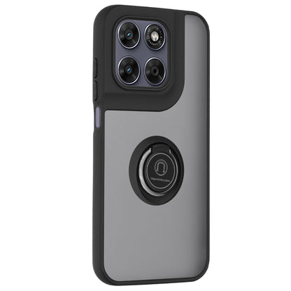 Futrola za Motorola Moto G77 / G67, Techsuit, Glinth, Crna