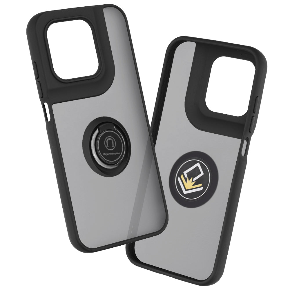 Futrola za Motorola Moto G77 / G67, Techsuit, Glinth, Crna