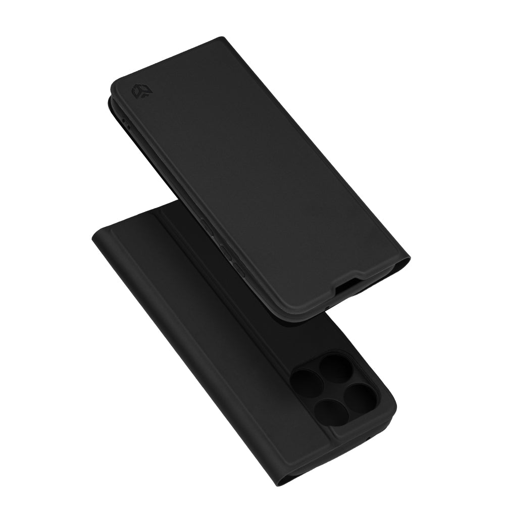 Futrola za Motorola Moto G77 / G67, Techsuit, Magskin Book, Crna