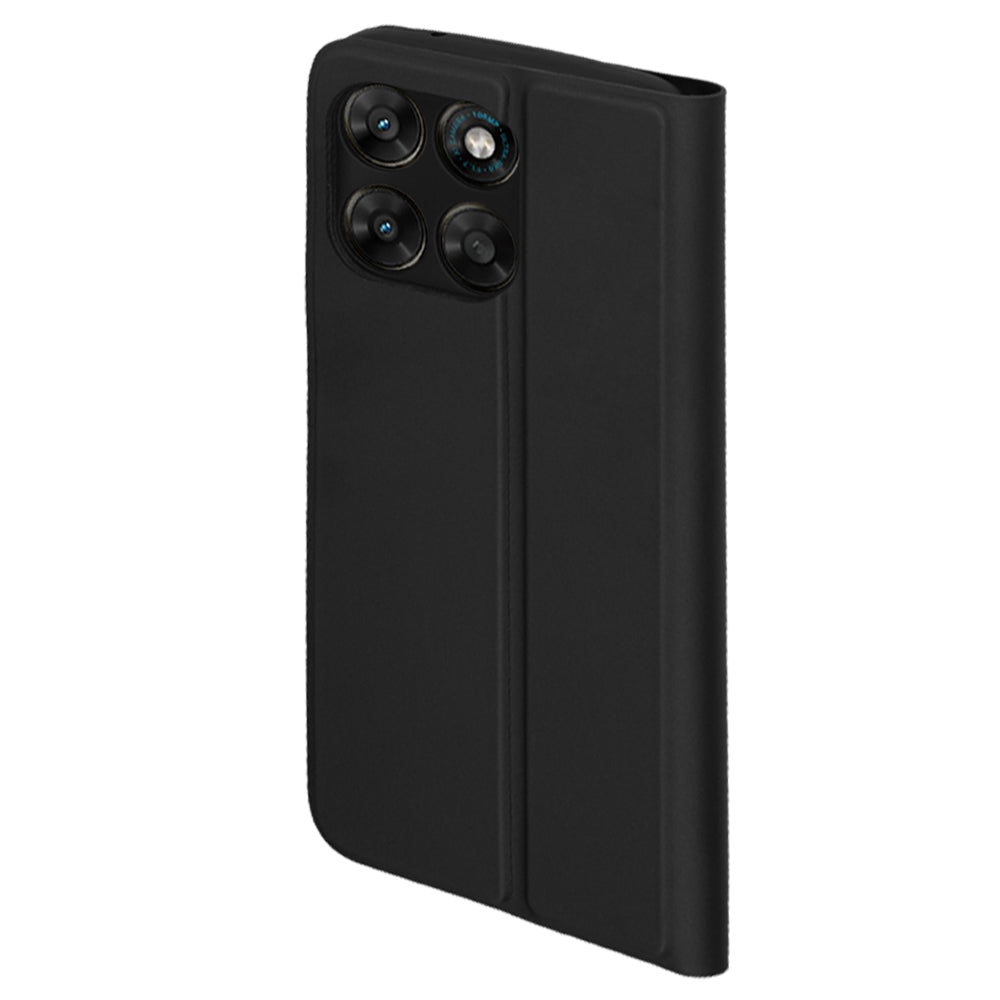 Futrola za Motorola Moto G77 / G67, Techsuit, Magskin Book, Crna