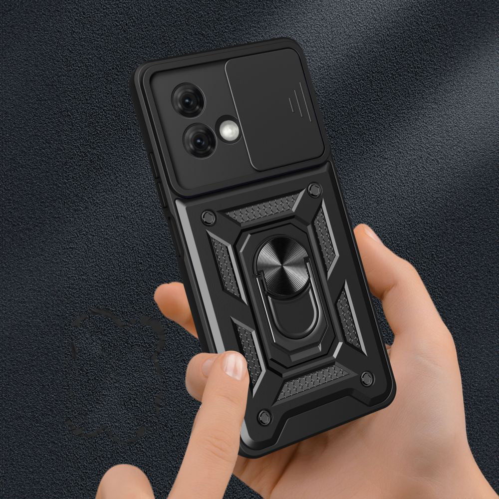 Futrola za Motorola Moto G84, Techsuit, CamShield, Crna