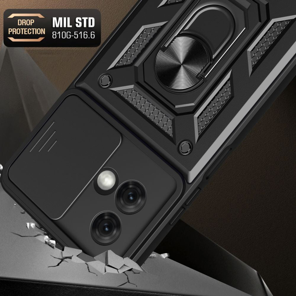 Futrola za Motorola Moto G84, Techsuit, CamShield, Crna
