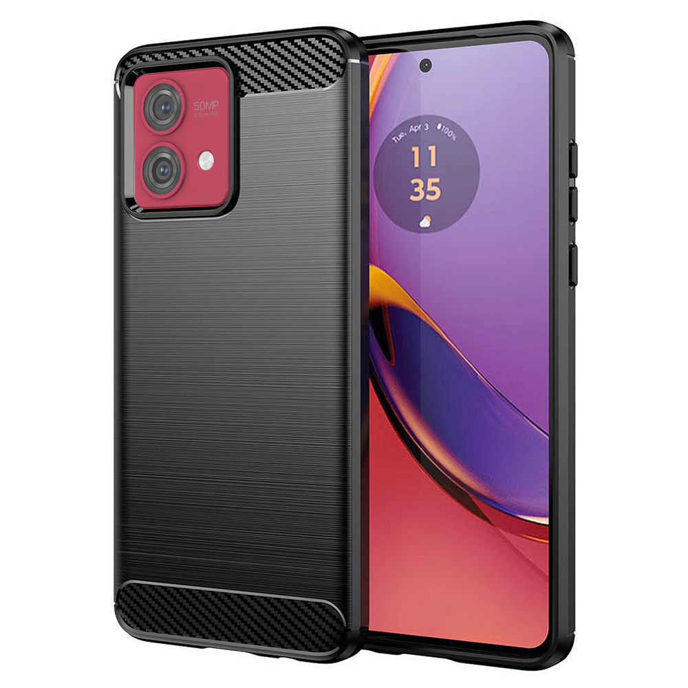 Futrola za Motorola Moto G84, Techsuit, Karbon, Crna