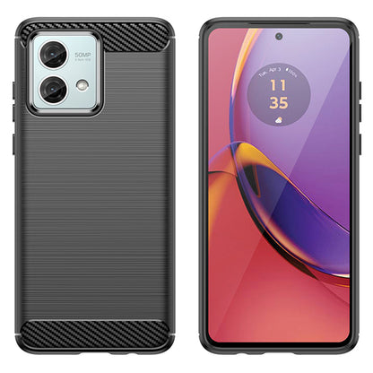 Futrola za Motorola Moto G84, Techsuit, Karbon, Crna