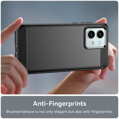 Futrola za Motorola Moto G84, Techsuit, Karbon, Crna