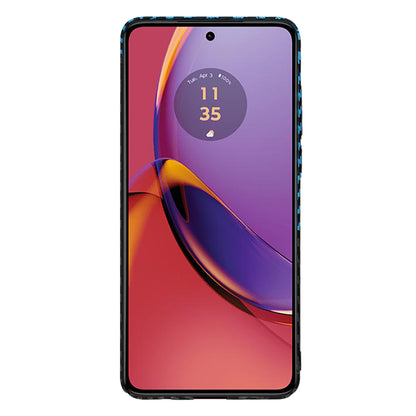 Futrola za Motorola Moto G84, Techsuit, Carbonite FiberShell, Crno Plava