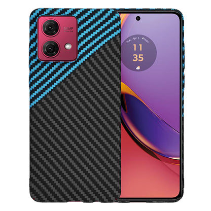 Futrola za Motorola Moto G84, Techsuit, Carbonite FiberShell, Crno Plava