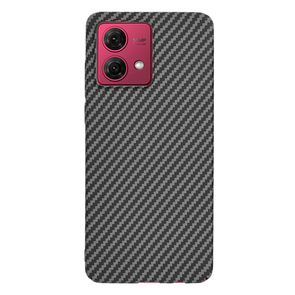 Futrola za Motorola Moto G84, Techsuit, Carbonite FiberShell, Crna