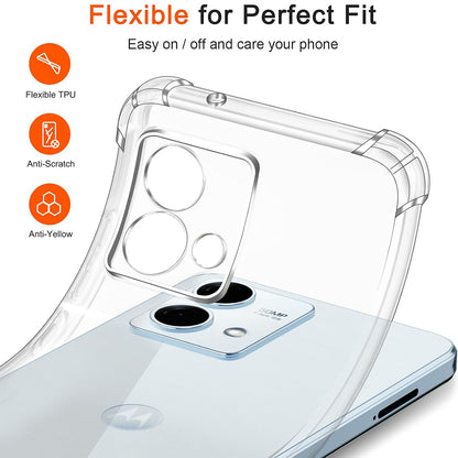 Futrola za Motorola Moto G84, Techsuit, Shockproof Clear, Providna