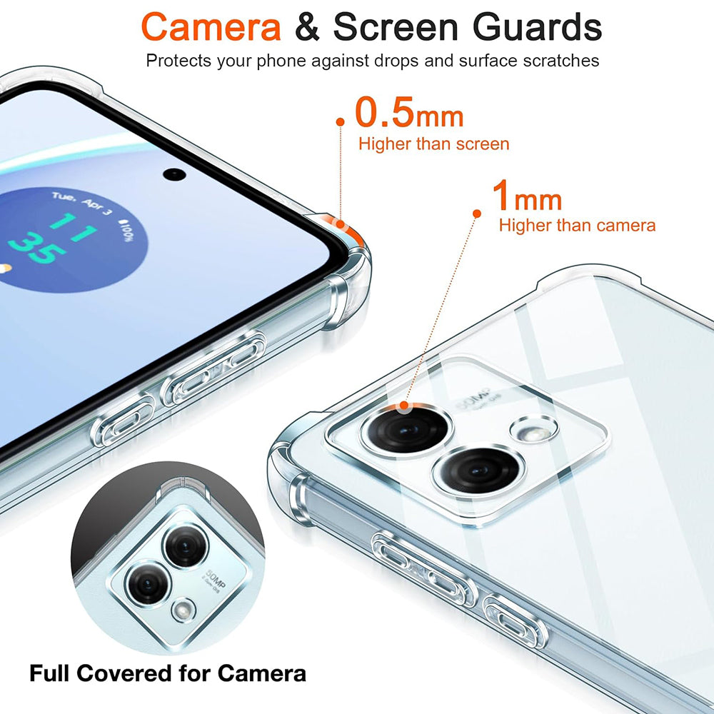 Futrola za Motorola Moto G84, Techsuit, Shockproof Clear, Providna