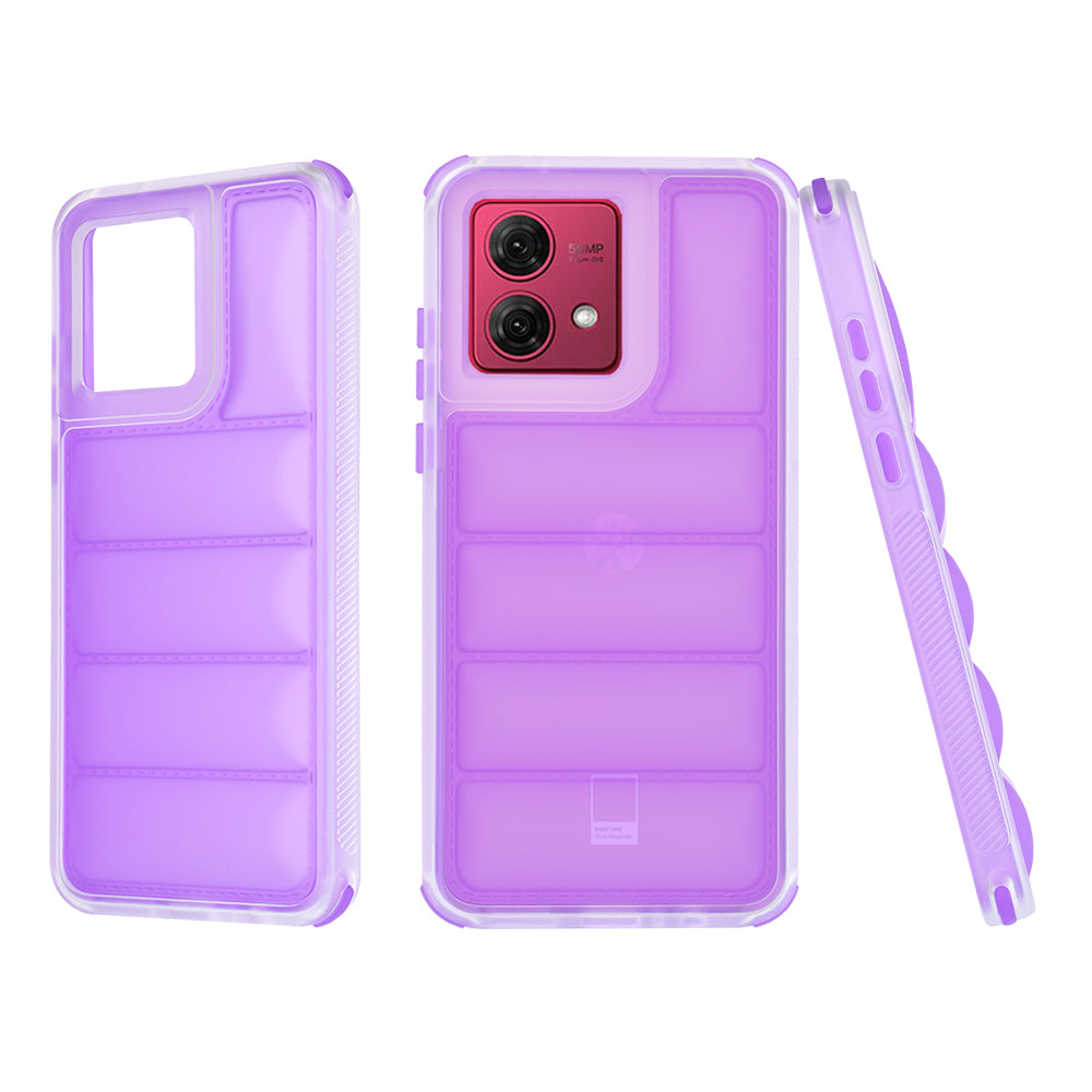 Futrola za Motorola Moto G84, Techsuit, Wave Shield, Ljubičasta