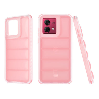 Futrola za Motorola Moto G84, Techsuit, Wave Shield, Roze