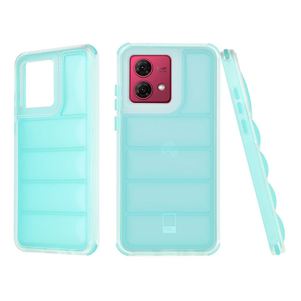 Futrola za Motorola Moto G84, Techsuit, Wave Shield, Tirkizna