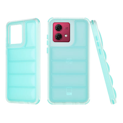Futrola za Motorola Moto G84, Techsuit, Wave Shield, Tirkizna