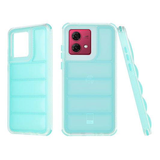 Futrola za Motorola Moto G84, Techsuit, Wave Shield, Tirkizna