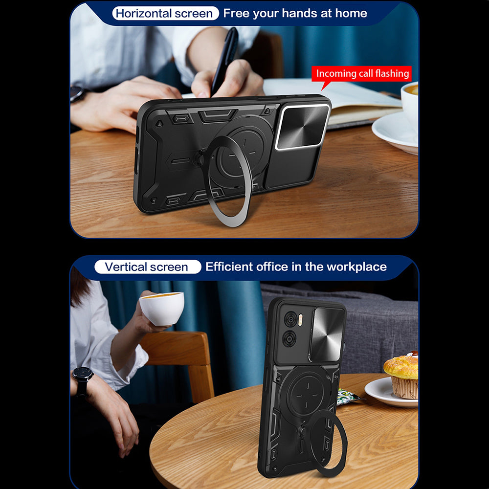 Futrola za Motorola Moto G85, Techsuit, CamGuard Pro, Crna