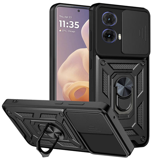 Futrola za Motorola Moto G85, Techsuit, CamShield, Crna