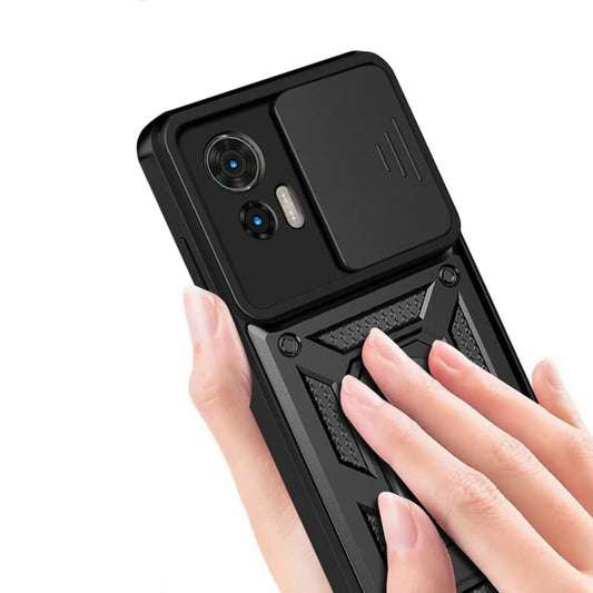 Futrola za Motorola Moto G85, Techsuit, CamShield, Crna