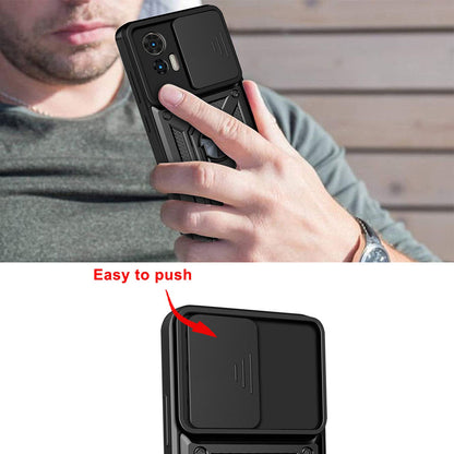 Futrola za Motorola Moto G85, Techsuit, CamShield, Crna