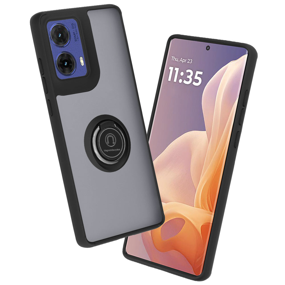 Futrola za Motorola Moto G85, Techsuit, Glinth, Crna