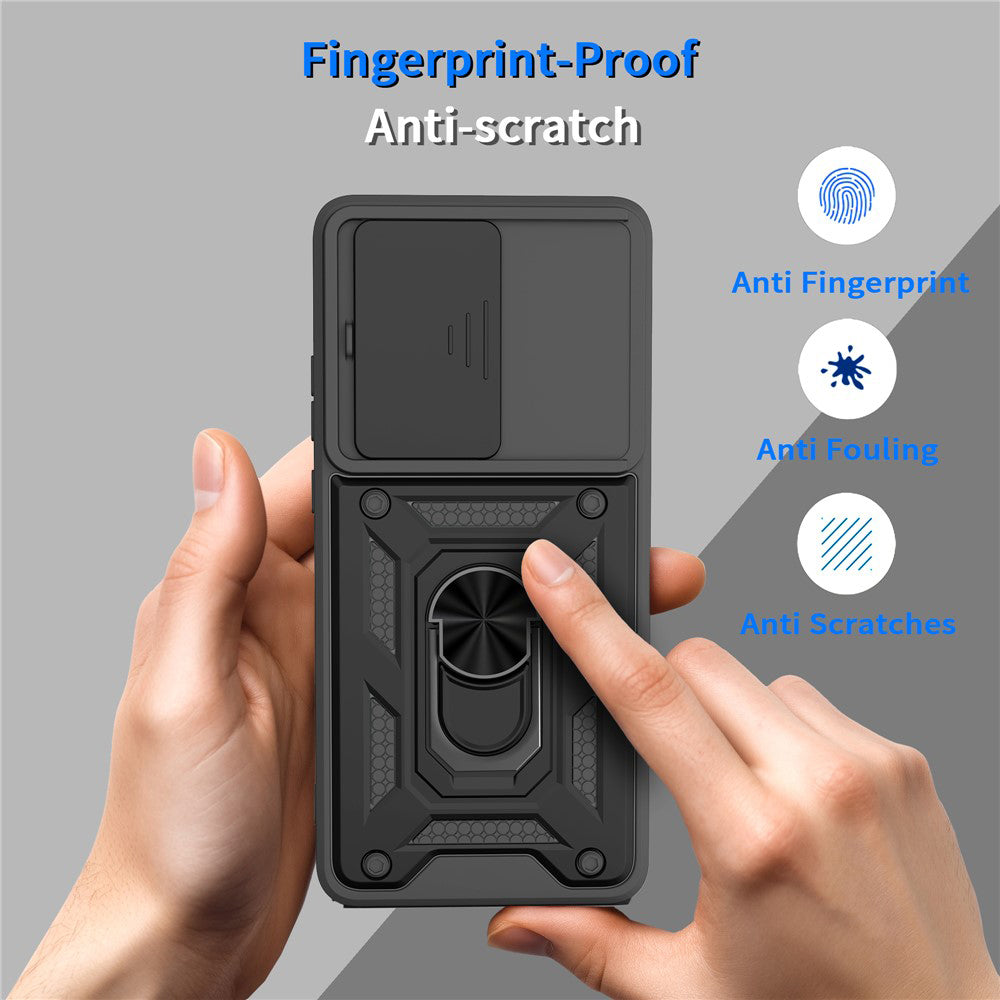 Futrola za Motorola Moto G86 Power, Techsuit, CamShield, Crna