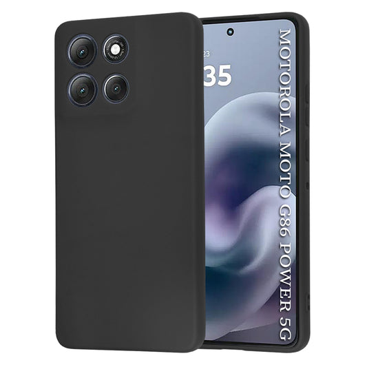 Futrola za Motorola Moto G86 Power, Techsuit, SoftFlex, Crna