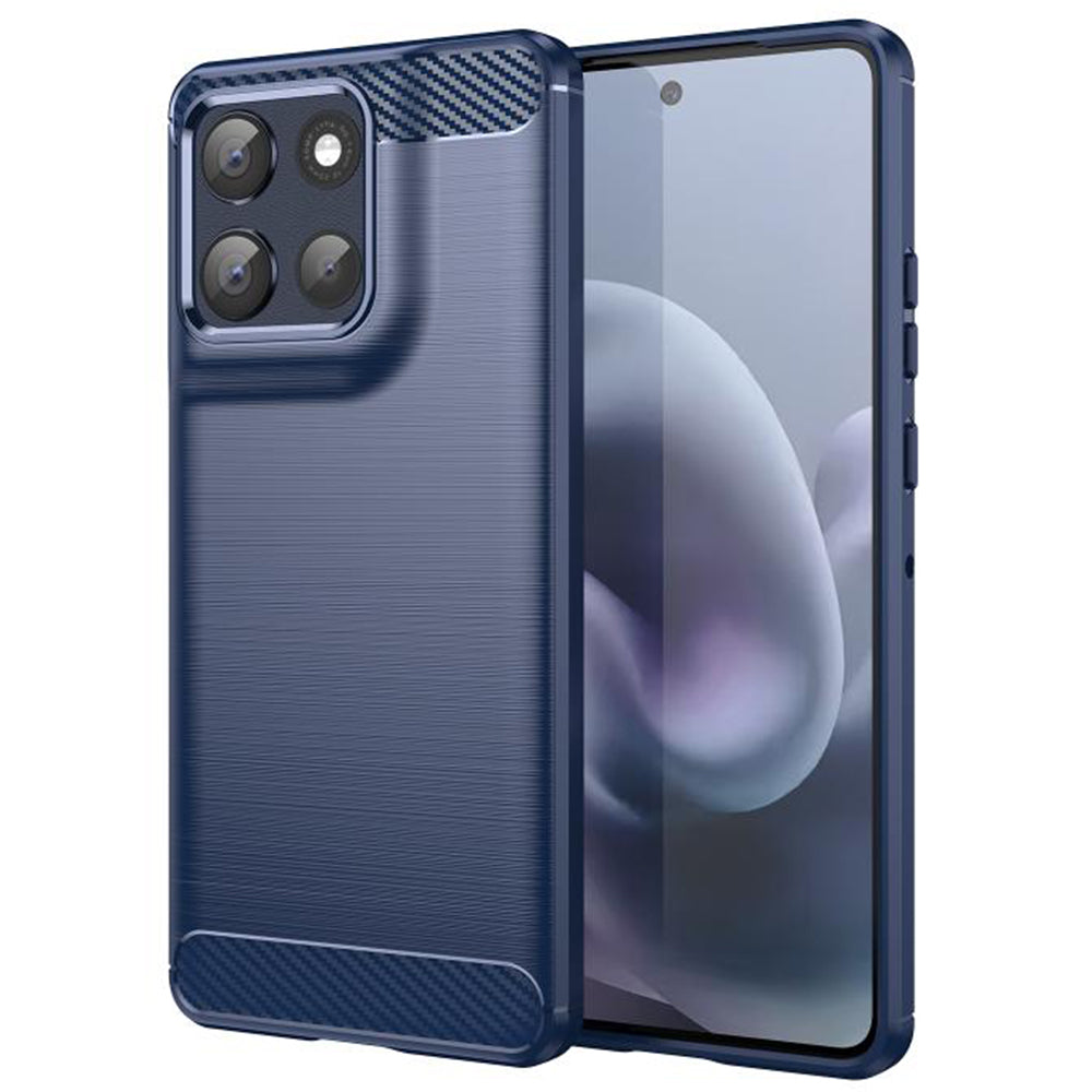 Futrola za Motorola Moto G86, Techsuit, Karbon, Plava