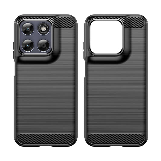 Futrola za Motorola Moto G87, Techsuit, Karbon, Crna
