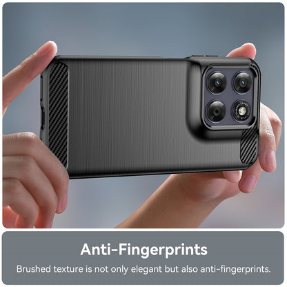 Futrola za Motorola Moto G87, Techsuit, Karbon, Crna