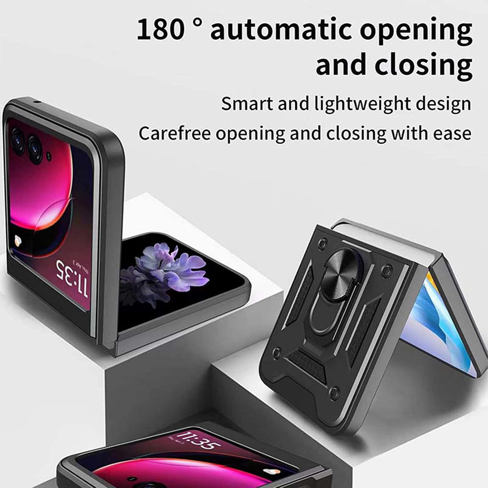 Futrola za Motorola Razr 50 Ultra, Techsuit, CamShield, Plava