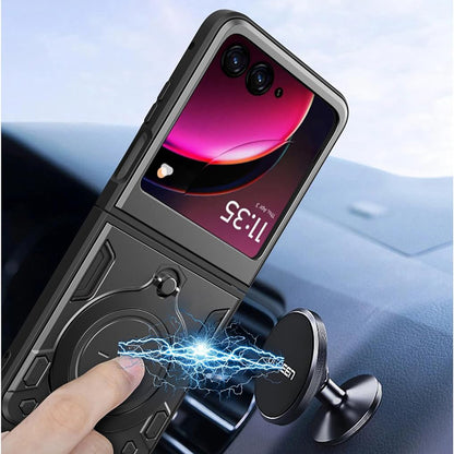Futrola za Motorola Razr 60 / Razr 50, Techsuit, CamGuard Pro, Crna